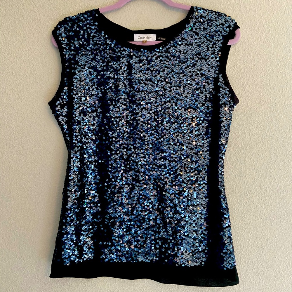 Sequined Calvin Klein Blouse